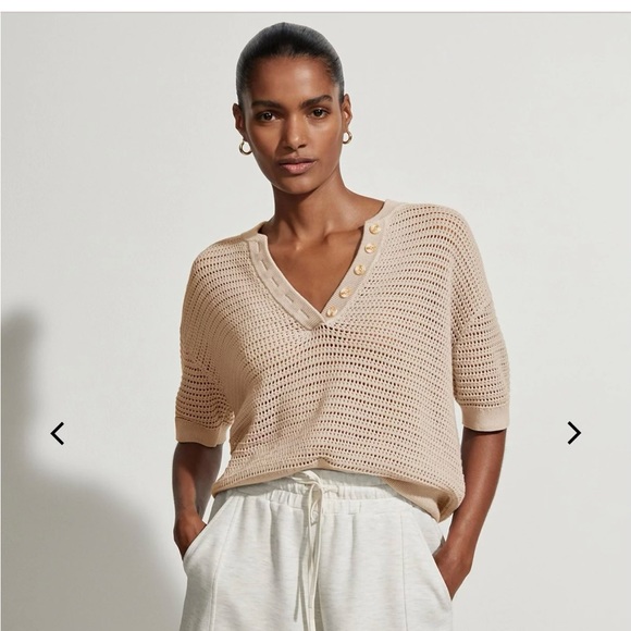 Tops - Varley Callie Knit Top Size S in Moon